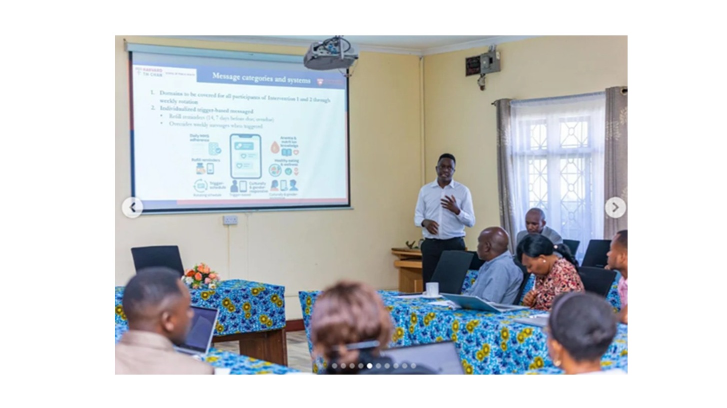 Team from AAPH presented the upcoming research project titled “Multiple Micronutrient Supplementation with Digital Layering Among Adolescents in Tanzania”